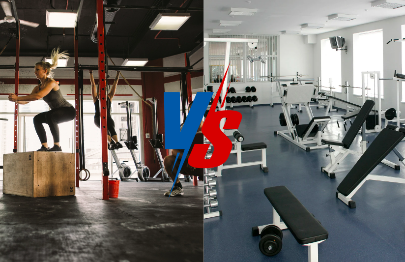 gimnasio funcional de un gimnasio tradicional